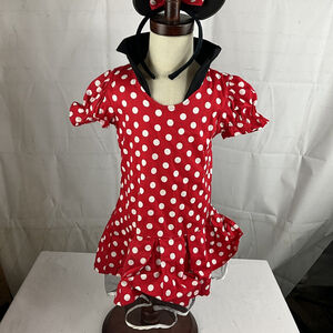 Girls Jerry Beck Minnie Mouse Costume With Ears